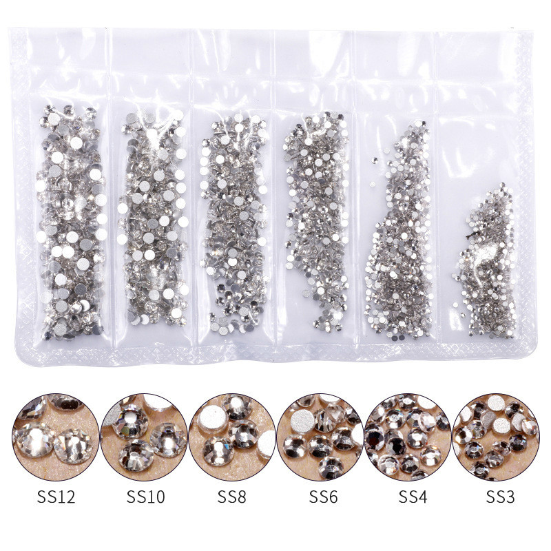 1440pcs Rose Gold Shiny Rhines - Nail Art Rose Gold reseña y precio
