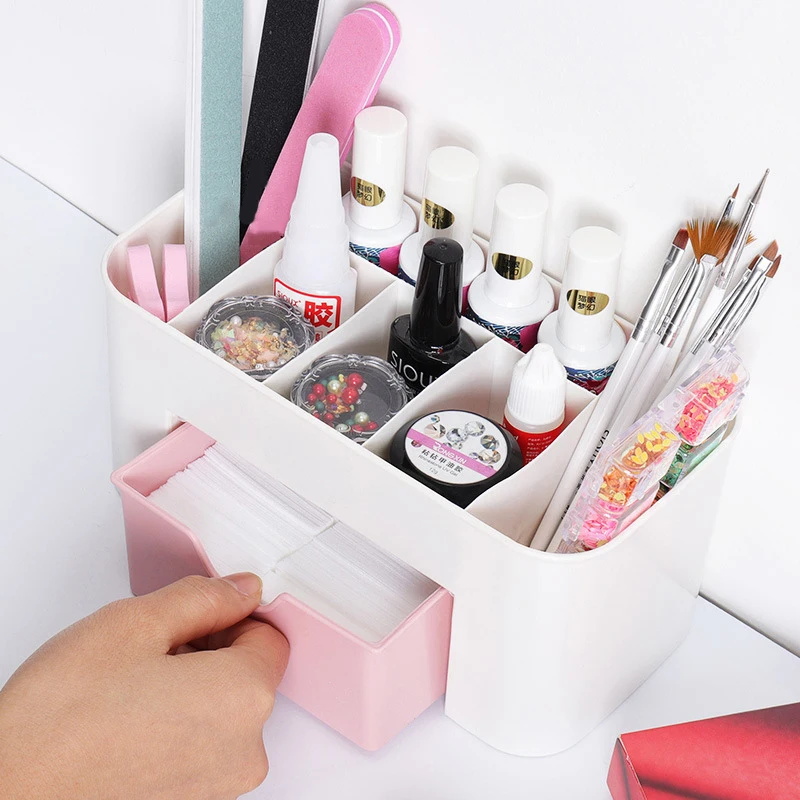 Nail Art Organizer Desktop Dra - Nail Art Sch reseña y precio
