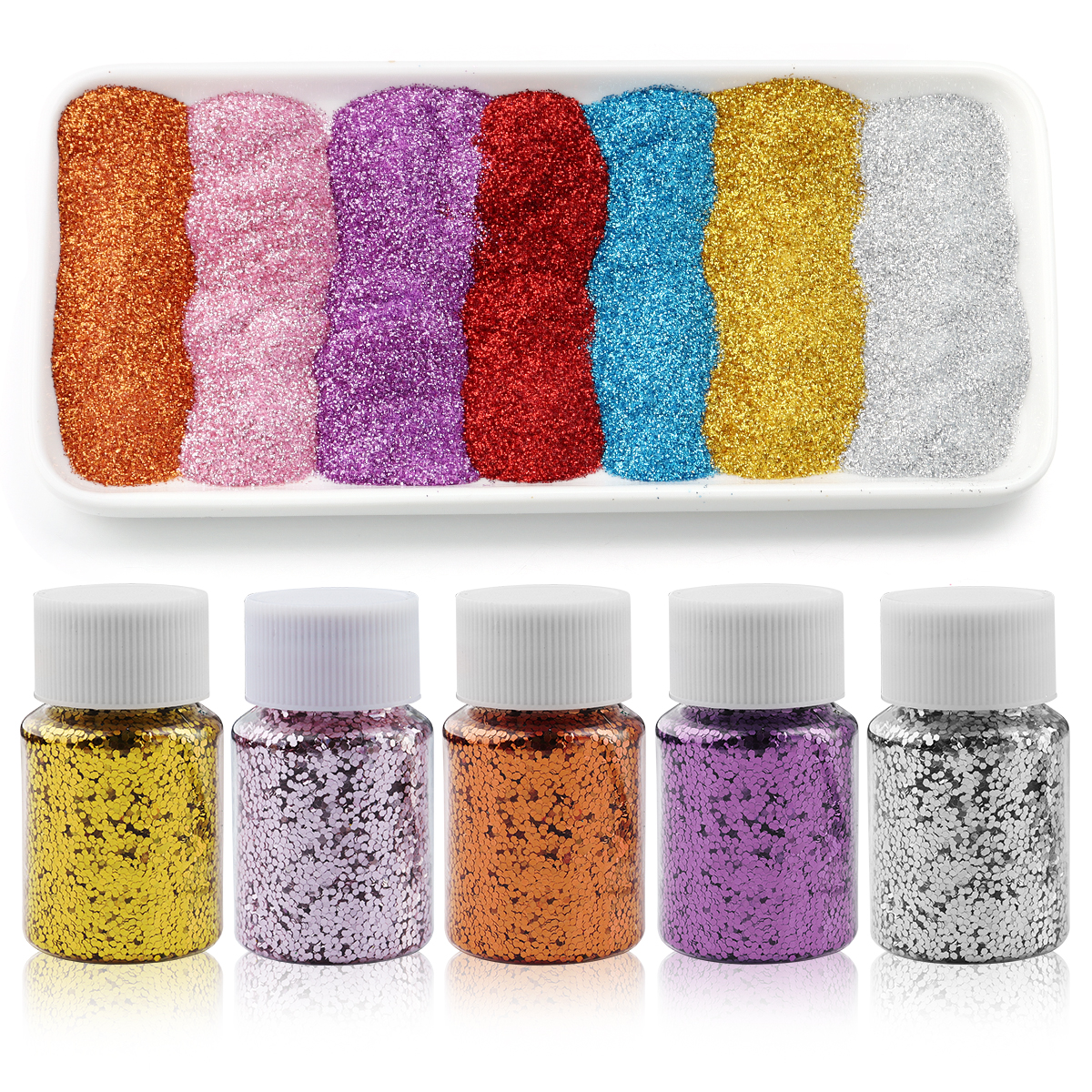 30g/Bottle Holographic Colorfu - Nail Art Design reseña y precio