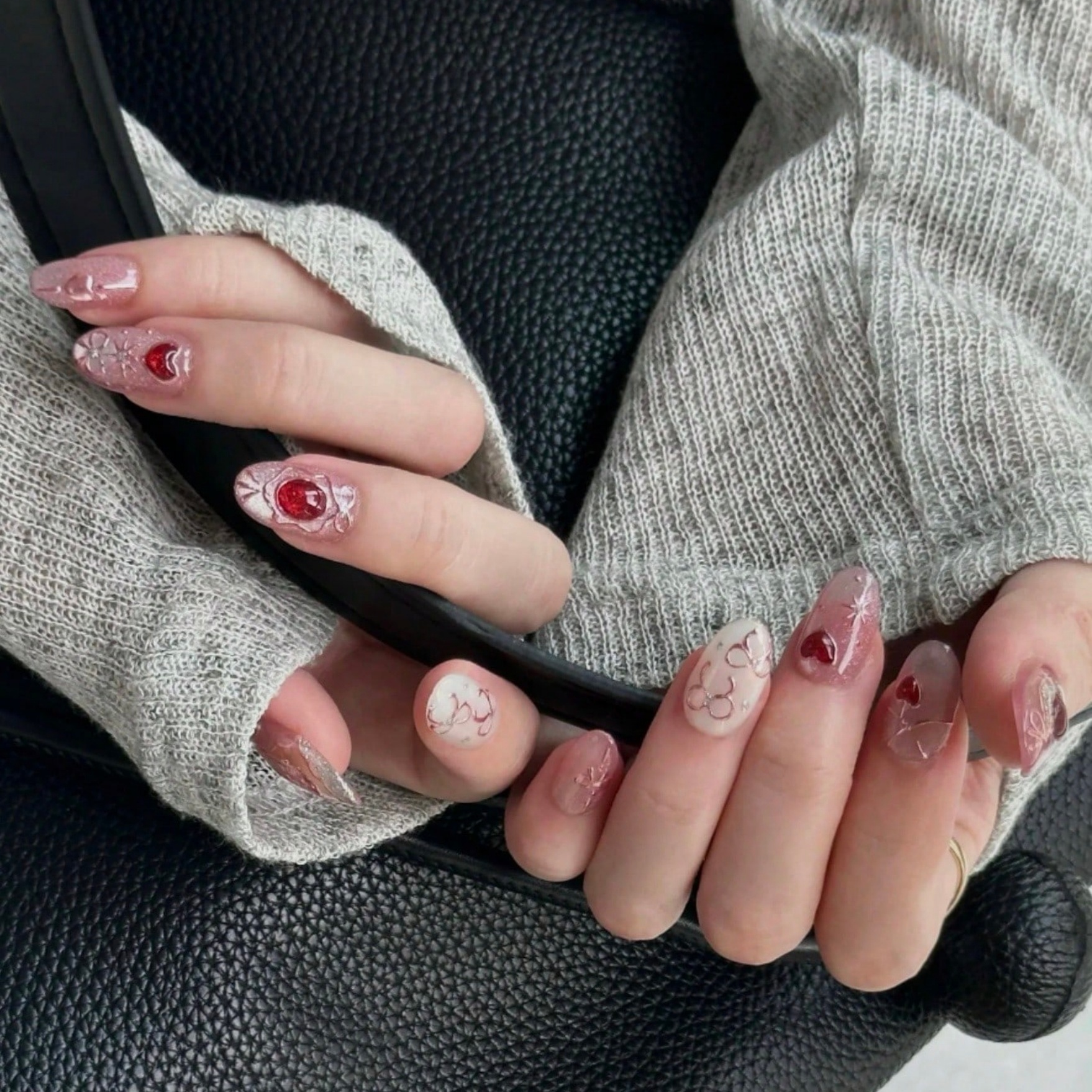 Ten elegantly hand-pressed ova - Nail Art Strawberry reseña y precio