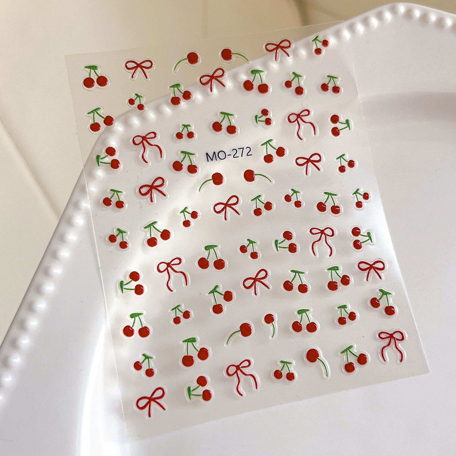 Sweet Red Cherry Nails 3D Deco - Nail Art Red Cherry reseña y precio