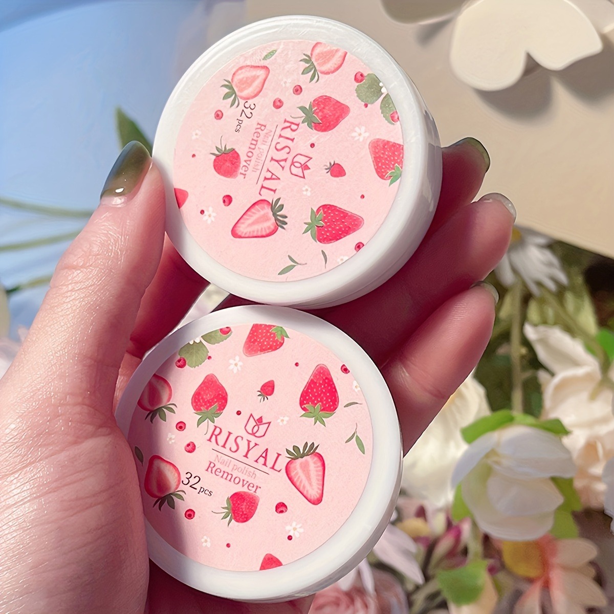 32pcs/Box Strawberry Nail Poli - Nail Art Strawberry reseña y precio