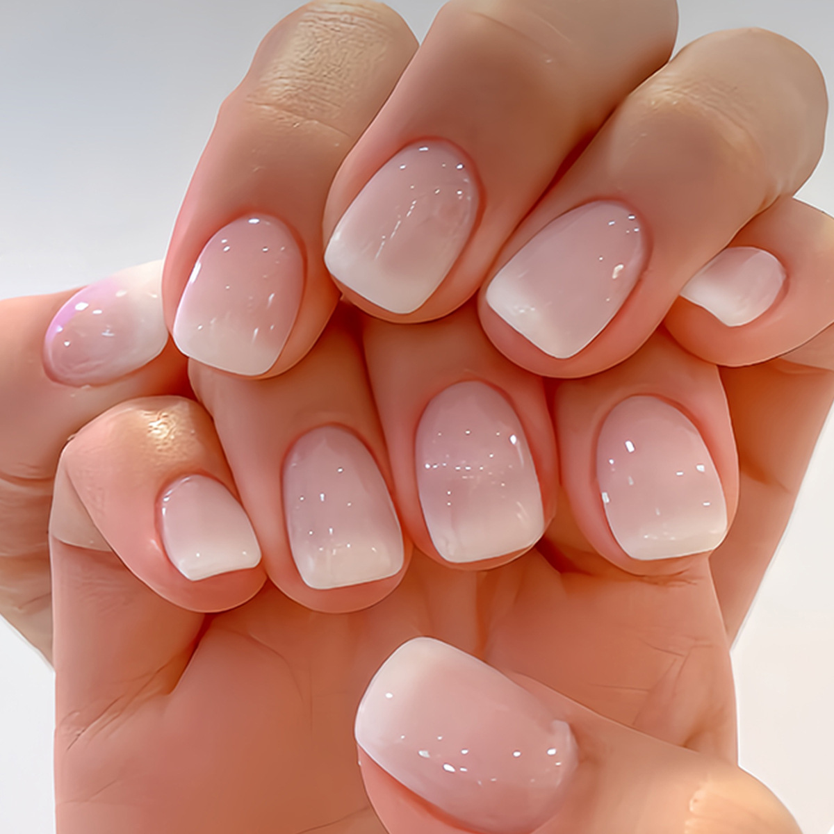 24Pcs Simple Ballet Glitter De - Nail Art French reseña y precio