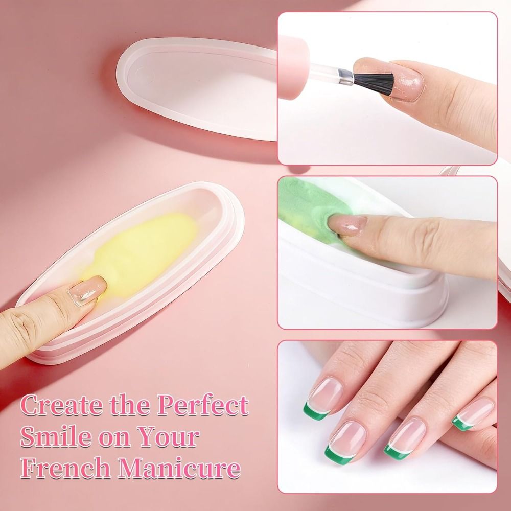 Portable Nai Art Nail Dip Cont - Nail Art French reseña y precio
