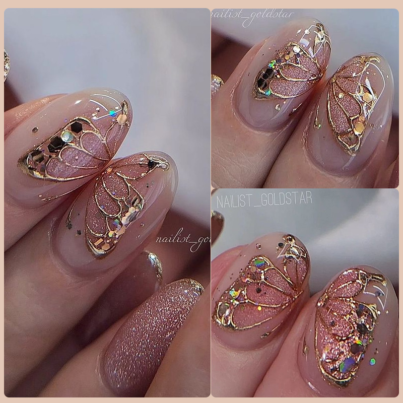 LILYCUTE 5ml Super Bright Meta - Nail Art Rose Gold reseña y precio