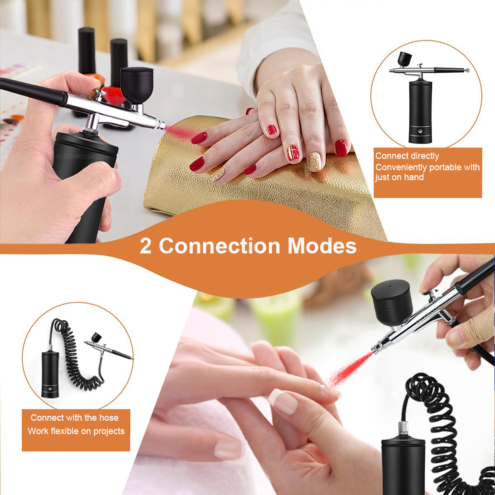 Airbrush Nail with Compressor  - Nail Art Sch reseña y precio